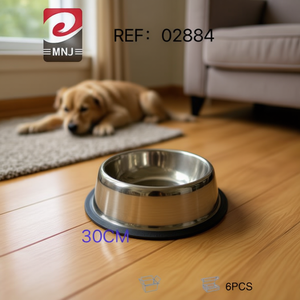 Mnj Stainless Steel Dog Bowl 30Cm Pet Feeding Dish For Dogs And Cats - Product Image 3