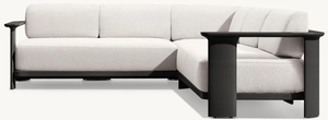 Ensembles <span class=keywords><strong>de</strong></span> canapés modulaires <span class=keywords><strong>de</strong></span> luxe en <span class=keywords><strong>aluminium</strong></span> pour l'extérieur, pour hôtel, appartement, villa, patio - Product Image 4