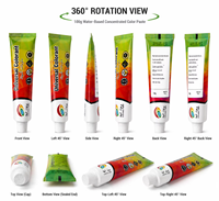 Pâte de couleur concentrée respectueuse de l'environnement, spéciale pour les plastiques et le caoutchouc, pigment liquide haute luminosité et résistant aux intempéries