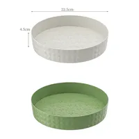 360 degrés rotatif bois garde-manger armoire organisateur plateau multifonction assaisonnement cosmétiques étagère de rangement moderne laque cuisine