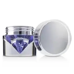 2023 Luxury Cosmetic Plastic Packaging Acrylic Jars Airless Face Skincare With Diamonds Style Lotion Cream Jar