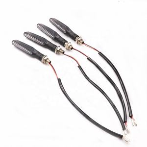 Luci LED DRL 12V con Indicatori di Direzione Sequenziali, <span class=keywords><strong>Lampada</strong></span> Indicatore per Moto con Luce Gialla per Parte Anteriore - Product Image 5