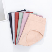Sous-vêtements en coton pour femmes, prix d'usine, pas cher, blanc, couleur Pure, grande taille, culotte pour femmes, Logo personnalisé