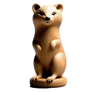 The Weasel resin statue/figurine/sculpture, Custom polyresin Tabletop animal Gift & Crafts for Home & Office