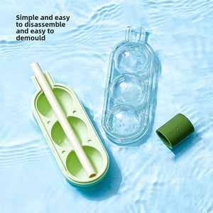 Moule en silicone pour sucettes glacées, boules de glace, bâtonnets glacés, petit <span class=keywords><strong>bac</strong></span> de congélation pour aliments pour bébés, <span class=keywords><strong>bac</strong></span> à glaçons pour réfrigérateur domestique, <span class=keywords><strong>bac</strong></span> à glaçons pour crème glacée, <span class=keywords><strong>bac</strong></span> à pailles - Product Image 3