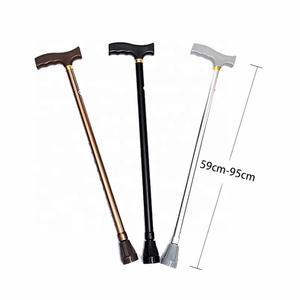 Cannes légères en alliage d'aluminium à hauteur ajustée bâtons de marche pour les personnes handicapées et âgées fournitures de thérapie de réadaptation - Product Image 5