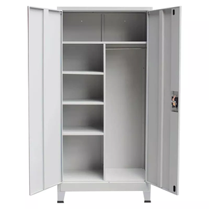 Locker de Acero Moderno Multiespacio Ropero Metálico con Colgador Guardarropa para Empleados Barato Armario Metálico para Ropa - Product Image 2