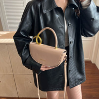 Vente flash 2026 Nouveauté Sac à bandoulière unique minimaliste, Sac à bandoulière tendance de couleur bonbon texturé pour femmes pour les trajets quotidiens