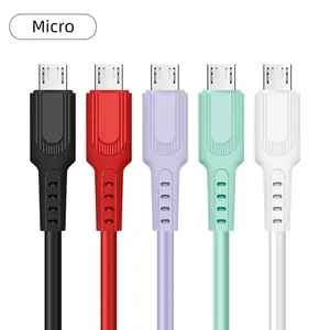 3m 보라색 회색 사용자 정의 마이크로 usb 유형 c usb 케이블 빠른 충전