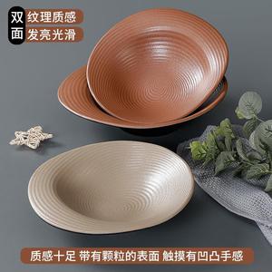 ชามเมลามีนทรงแปลกตา สีพื้น สำหรับร้านอาหาร งานเลี้ยง รุ่น 160056-85 - Product Image 3