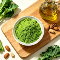 Poudre de feuilles de Moringa pure et naturelle de qualité supérieure pour les shakes protéinés, les boissons fonctionnelles et la pâtisserie