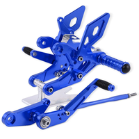 Repose-pieds arrière réglables Baisheng Racing CNC Raiser Relocation Kit avec garantie d'un an, compatibles avec CBR500R CB500F CBR400R CB400F