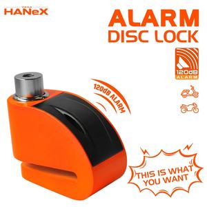 Antivol de vélo Alarme 120DB Verrouillage du frein à disque Prévention de la <span class=keywords><strong>rouille</strong></span> Verrouillage de disque pour vélo moto scooter - Product Image 2