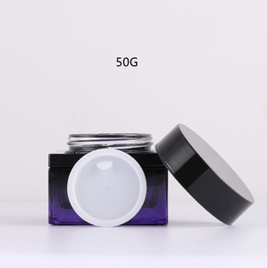 50 Gam Thủy Tinh Jar Chai 40Ml To120ml Sang Trọng Bộ Mỹ Phẩm Vuông Chai Thủy Tinh Gói Cho Lotion Và Nước Hoa Và Scream - Product Image 4