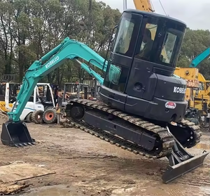 Mini-excavatrice d'occasion Kobelco SK55SR 5,16 tonnes, moteur et pompe fabriqués au Japon avec emballage d'origine, prix bas - Product Image 2