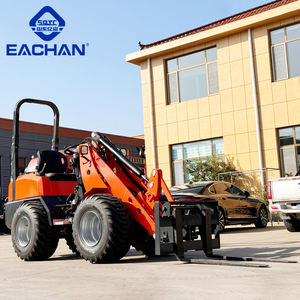 Diskon CE EPA Euro 5 roda pemuat hidrolik mengangkat 4x4 WD pemuat halaman kerja pertanian Orchard Wheel <span class=keywords><strong>Loader</strong></span> dengan penggantian - Product Image 4