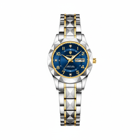 Pour POEDAGAR 782 luxe calendrier complet montre-bracelet pour femme étanche Quartz lumineux acier inoxydable Sport mode Styles Rel