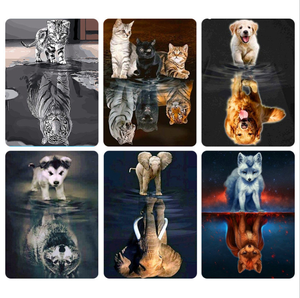 Nouvelles idées de produits en gros : Kit de broderie diamantée Impressionista Crystal Full Drill Animal 5D DIY - Product Image 2