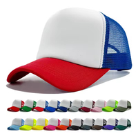 Gorra de béisbol de fábrica, tipo camionero, con frente de espuma y parte trasera de malla, cierre snapback, sublimación personalizada, gorras casuales de verano para hombre, al por mayor.