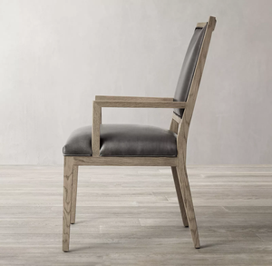 Chaise de salle à manger en cuir italien moderne de luxe de couleur personnalisée Rhohohill chaises de <span class=keywords><strong>table</strong></span> à manger à dossier haut <span class=keywords><strong>fauteuil</strong></span> d'intérieur en bois - Product Image 6