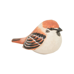 Sculpture en bois écologique faite à la main ornements d'<span class=keywords><strong>oiseau</strong></span> mignon gros <span class=keywords><strong>oiseau</strong></span> gazouillis pour bureau bureau décor de noël artisanat en bois - Product Image 6