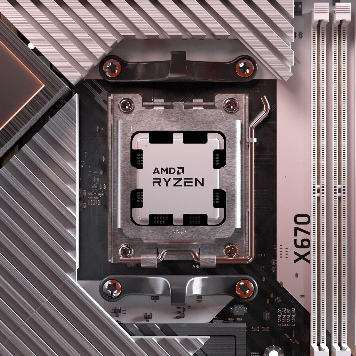 AMD Ryzen 5 8400F 1.2ghz - 6 Cores, 12 Threads, DDR5 Support