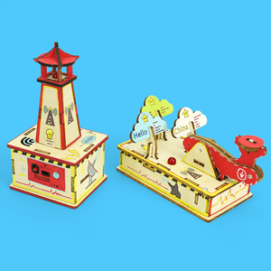 Expérience de physique pour l'apprentissage précoce, jouets éducatifs en bois naturel, écologiques, sûrs, durables, kits scientifiques <span class=keywords><strong>et</strong></span> projets d'artisanat DIY - Product Image 6