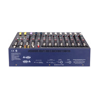 Console de mixage audio numérique professionnelle EFX8 à 8 canaux en métal avec alimentation fantôme 48V intégrée, Bluetooth, enregistrement MP3, console DJ