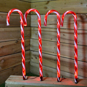 Lumières de Noël populaires vente chaude usine directe en gros extérieur <span class=keywords><strong>UL</strong></span> LED <span class=keywords><strong>canne</strong></span> à sucre jalonné jardin lumières décoratives - Product Image 3