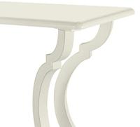 Table console moderne blanche en détresse pour l'entrée, le salon ou la chambre à coucher-Tables basses élégantes pour les appartements, les hôtels et les villas