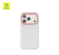 Coque BLUEO Lollipop en silicone antichoc, étanche, protection 360°, charge sans fil, magnétique, anti-traces de doigts pour 18 Pro