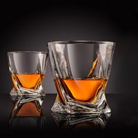 Crystal Old Fashioned Whisky Glasses Unique Bourbon Glass Licor Tumbler Bar Glasses Set