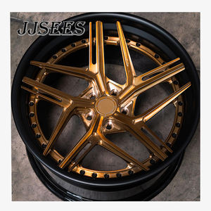 JJSEES Jantes en alliage d'aluminium forgé 5x114.3 5x130 5x127 à rayons profonds et concaves pour AUDI Tesla <span class=keywords><strong>Porsche</strong></span> - Product Image 1