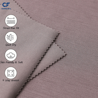 Tissu en maille de nylon modal et élasthanne, haute élasticité, doux pour la peau, absorbant l'humidité, pour leggings de yoga, veste de fitness, vêtements de sport