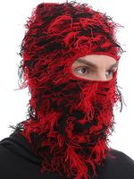 Masque de ski camouflage nouveau style américain personnalisé chaud et doux en peluche automne et hiver résistant au froid nouvelle tendance cagoule chapeau