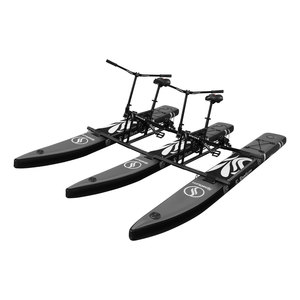 EU-magazijn Drop Ship Favoriete Nieuwe Ontwerp Opblaasbare Enkele Water Bike Pedalo Pedaal Boot Drijvende Fiets Te Koop - Product Image 1