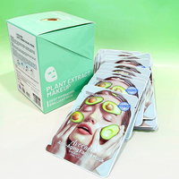 2025 Nouveau masque facial raffermissant anti-rides au collagène Masque facial à l'avocat dans une boîte