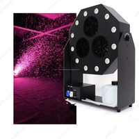 Haute qualité 120W Rotation automatique Bubble Maker 12 pièces RGBW LED DMX Source d'alimentation électrique pour les activités de fête en plein air de mariage