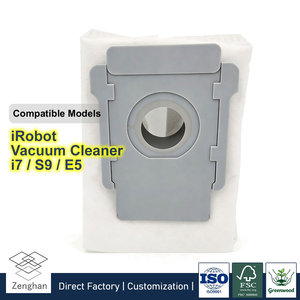 Sac à poussière pour <span class=keywords><strong>aspirateur</strong></span> robot iRobot <span class=keywords><strong>Roomba</strong></span> <span class=keywords><strong>i7</strong></span> S9 E5 - Pièces de rechange non tissées - Product Image 1