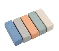 Support OEM personnalisable de barre de pâte de composé de polissage vert de petite taille pour des disques de laine de feutre de roue de coton