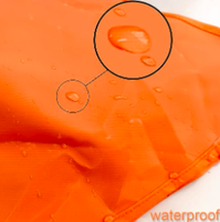 Panneaux de signalisation de sécurité portables en polyester orange vif résistants aux intempéries de 15,75 pouces, drapeaux en maille, panneau d'avertissement magnétique pour la chasse et la sécurité