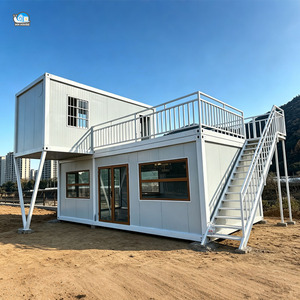 บ้านสำเร็จรูปแบบแพ็คสำเร็จจากโรงงานขายส่ง สำหรับที่อยู่อาศัยครอบครัว หอพัก บ้านแบบโมดูลาร์เคลื่อนย้ายได้ - Product Image 4