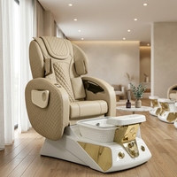 Fauteuils de pédicure SPA électriques de luxe de grande taille avec fonction massage et cuve de spa pour les pieds à eau automatique