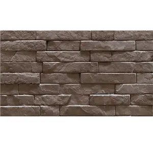 Folha de parede de tijolo para superfície, folha flexível de parede macia para vender, de pedra suave e flexível 600x300mm