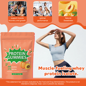 Gummies protéinés OEM en gros avec 17g de protéines par portion – Complément pratique de protéines de lactosérum pour le soutien musculaire - Product Image 4