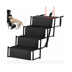 Vier Verdiepingen Opvouwbare Hondenautotrap Antislip Voor Huisdieren Met Buiten Telescopische Functie Voor Reizen - Product Image 3