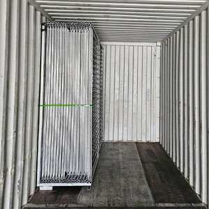 Clôture temporaire en grillage <span class=keywords><strong>galvanisé</strong></span> de 6, 8 et 10 pieds – Clôture de protection en grillage à mailles losangées de l'usine d'Anping - Product Image 4