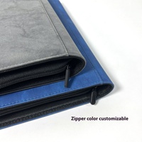 Pour classeur de cartes à collectionner portable en plastique, 9 pochettes, design personnalisé Pokemon, en cuir PU, album de cartes A4 A5 A6