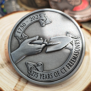 Monete Commemorative 3D Personalizzate in Lega di Zinco Placcate Anticato con Stampa a Rilievo da Collezione - Product Image 5