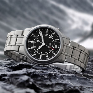 カスタムロゴ50M防水チタン合金スポーツウォッチ男性用超発光デュアル数値VH31 Movtクォーツファッションスタイル - Product Image 3